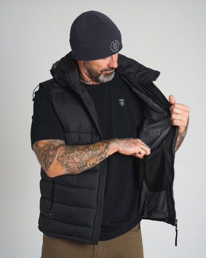 Pánská vesta CARMACK II BLACK/BLACK