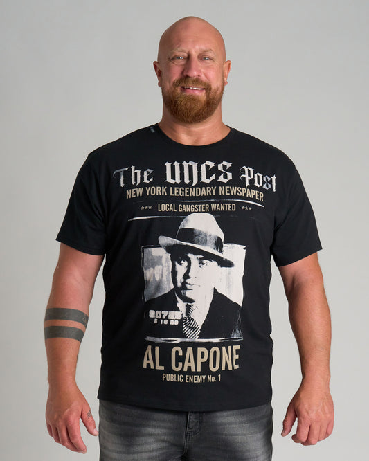 Pánské triko AL CAPONE III BLACK