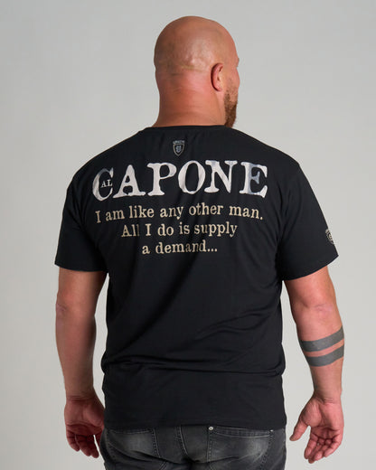 Pánské triko AL CAPONE III BLACK