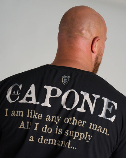 Pánské triko AL CAPONE III BLACK