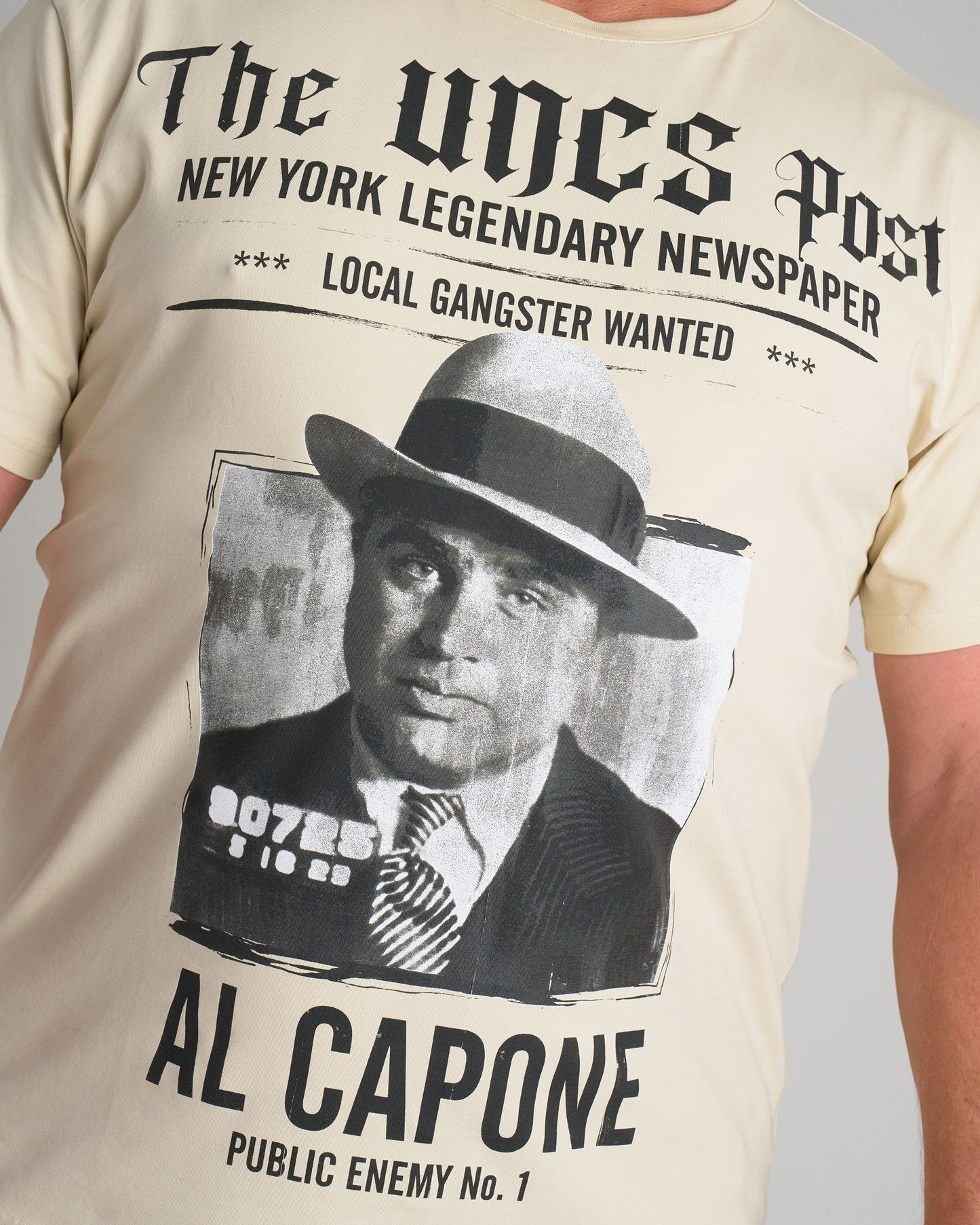 Pánské triko AL CAPONE III BIEGE