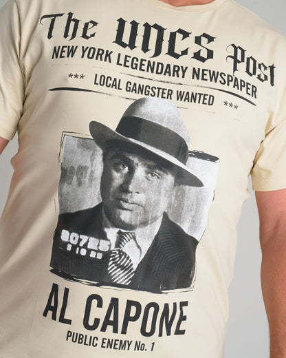 Pánské triko AL CAPONE III BIEGE